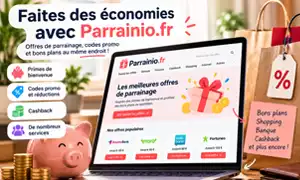 économies et bons plans avec parrainio.fr