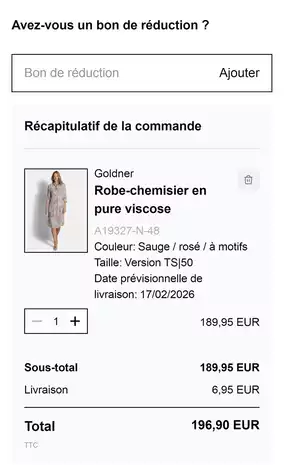 Code promo Goldner Fashion