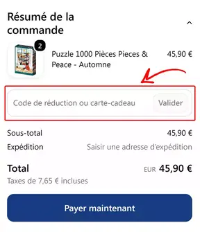Code promo La Puzzlerie