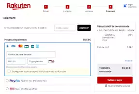 Code promo Rakuten