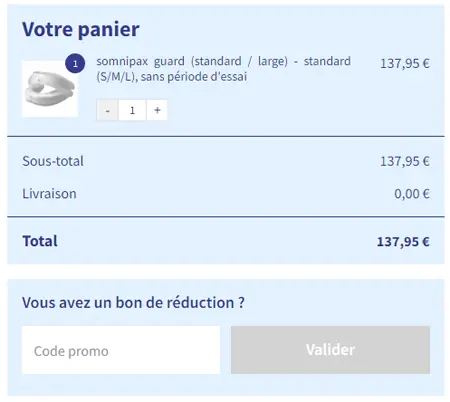 Code promo SomniShop